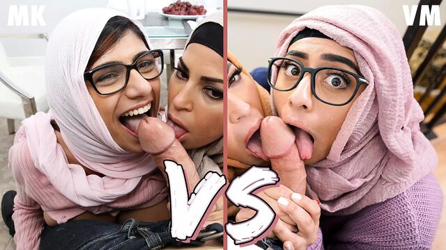 Battle for the Goats - Mia Khalifa and Violet Myers Part 1