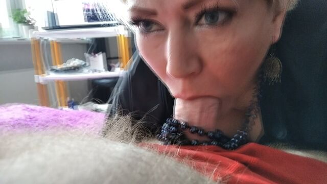 My mature busty slut wife sucks my dick and jumps on my dick!