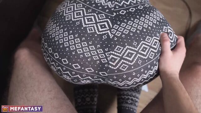 Royal blowjob close-up and doggy style sex with cum in pussy