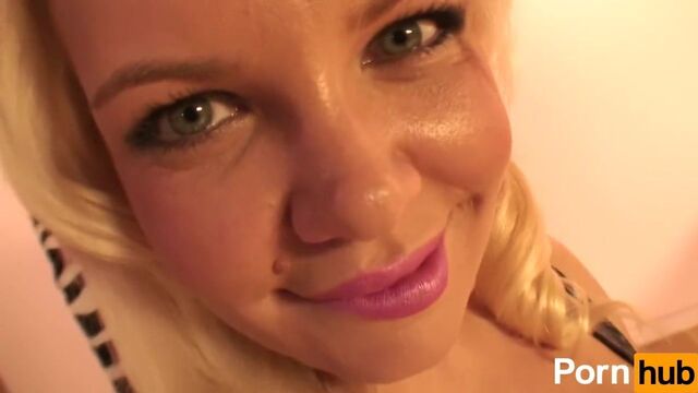Blonde MILF fucked hard by father and stepson