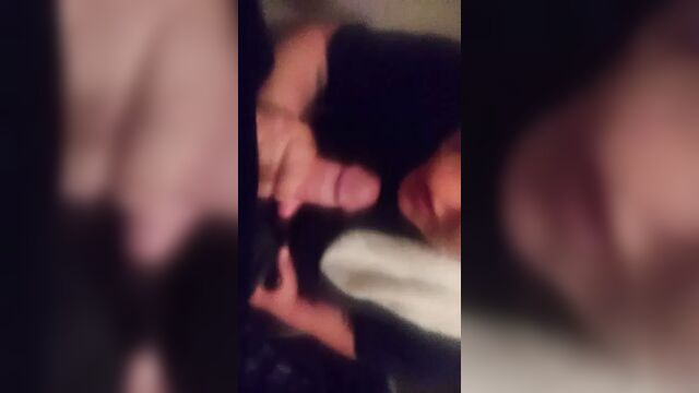 Real MILF cheats with young cock while hubby sleeps
