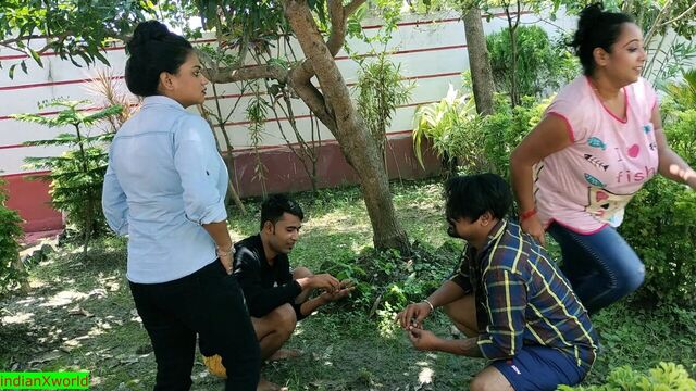 Innocent wife divided and fucked together! Hindi WebSeries sex
