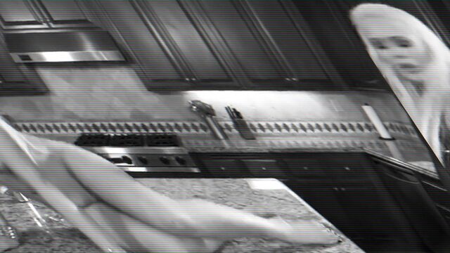 John fucked a modest blonde right on the kitchen table