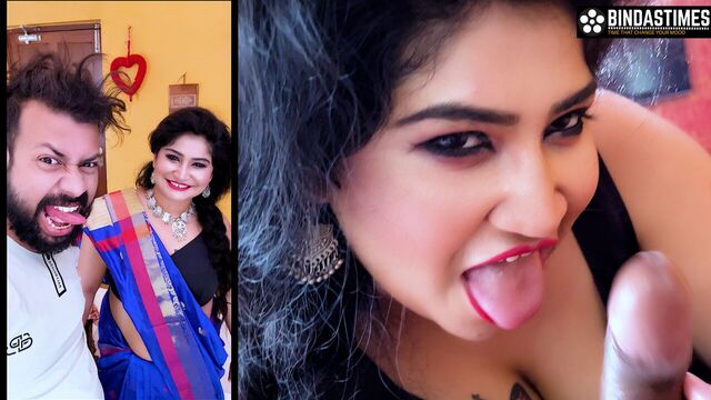 Early Morning Blogging With My Sexy Stepmom And Accidentally I Creampied Her (Hindi Audio)