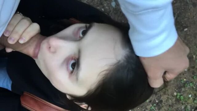 Blowjob after school. great blowjob behind the garages.