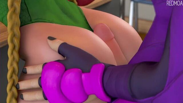 Cammy and Futa Juri [REDMOA] Sextoon World [3D, sex, porn, hentai 18+]