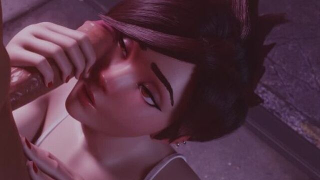 Tracer gives blowjob Sextoon World [3D, sex, porn, hentai 18+]