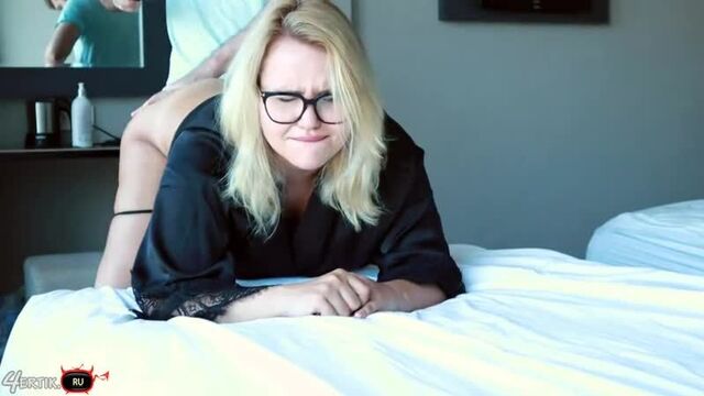 Russian milf seduced and fucked in the ass