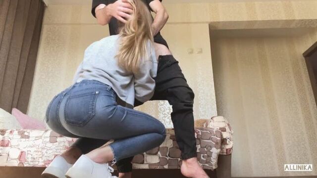 Fucked a friend's girlfriend after a walk. Cum in mouth.