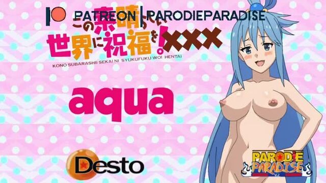 Konosuba - Aqua Konosuba (by desto Parodie Paradise) HD1080p porn 18+ sex hentai r34