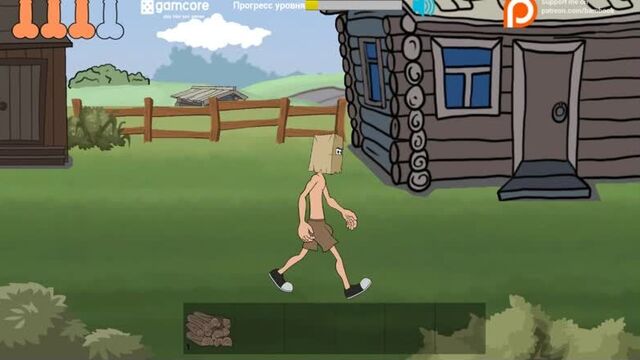 Erotic flash game Fuckerman Russian Village for adults only, prohibited for children!!!