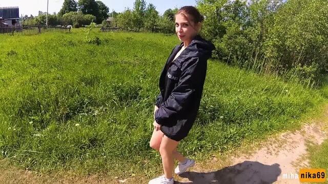 Miha Nika69 -- Swimmed naked in the river and seduced a guy to keep warm / Miha Nika69