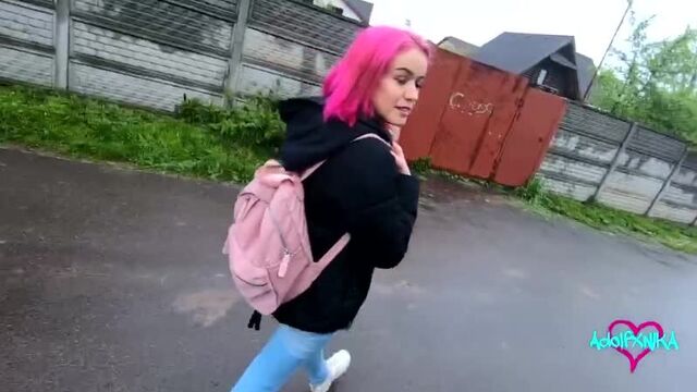 Sucked a guy's dick on the street and then took him home for hot sex adolfxnika