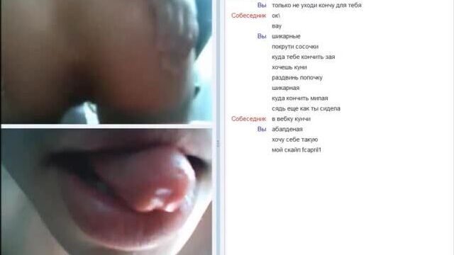 Naked sexy looking like Maruv gives blowjob on webcam | comeet, virt, virtual, chat roulette, naughty, sex on webcam, sex on Skype