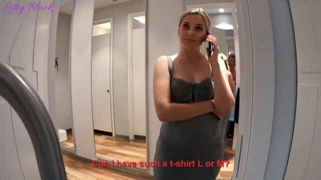 Fucked an easily accessible consultant in the fitting room (Letty Black, incest, milf, blowjob, sex, anal, mother, tits, Russian, PornHub, porn)