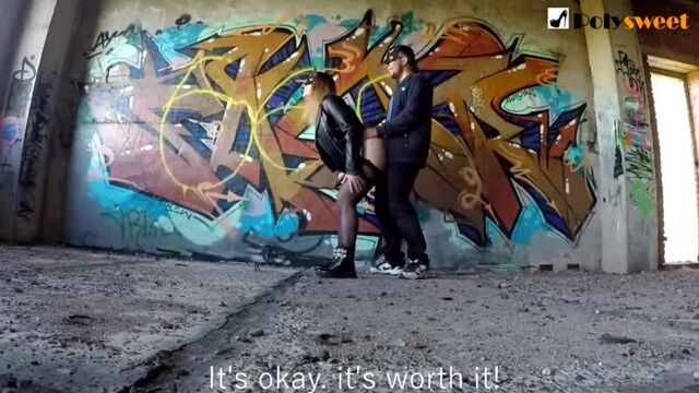 We fuck in an abandoned building and he cums in me (Porn Sex fuck Fuck Homemade porno Amateur teen Home Porn XXX young homemade)