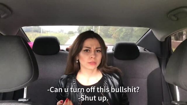 Taxi driver fucked an impudent client [2019, Amateur, Russian., 720p, CamRip]