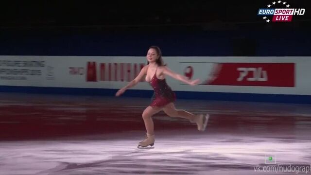 Sexy Elizaveta Tuktamysheva - 2015 World Figure Skating Championships. Demonstration performances