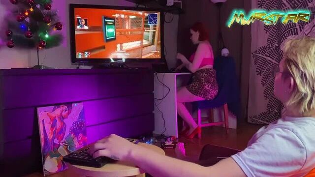 Stepsister gave Cyberpunk 2077 for Christmas Toma Mur [porn, hentai, sex, fucks, Russian, incest, mom, homemade] KA