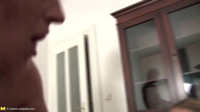 Russian guy works gigolo at mature parties [Russian family porn, incest