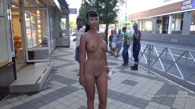 [naughty-lada.com] Naughty Lada (3 videos) [2020, Naked, Public Nudity, Erotic, Exhibition, 1080p, HDRip] - Buying buns naked