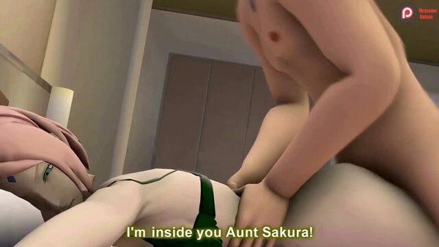 Boruto and Sakura porno hentai
