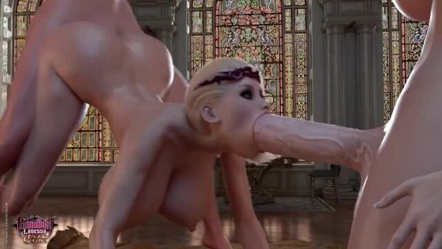 UNUSUAL 3D PORN) threesome sex, hentai porn cartoons