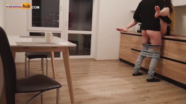 A husband caught his wife cheating with a friend. Hidden camera (wife cuckold cheating hidden camera teenager young russian Russian)