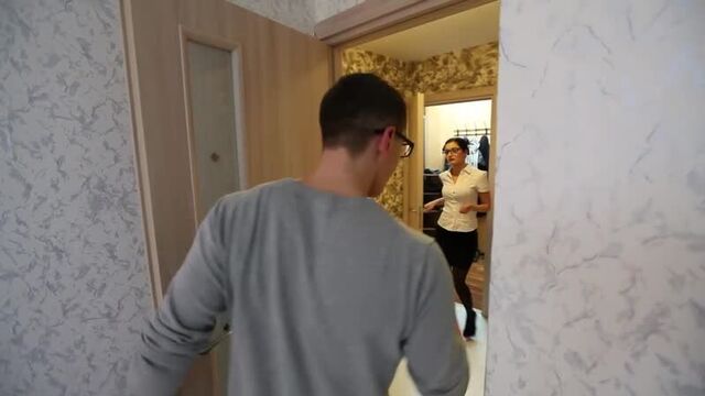 Young Russian teacher fucks student