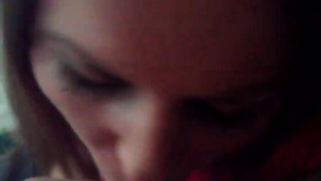 A young girl gives a blowjob to her classmate, swallows sperm on the cheek, cumming, homework t