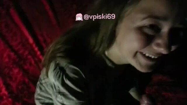 The young woman sucks her friend’s dick on the register. Embarrassed on camera. Russian homemade porn. Draining the ex. Cum in mouth, swallows cum