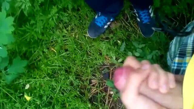 My friend watches me jerk off