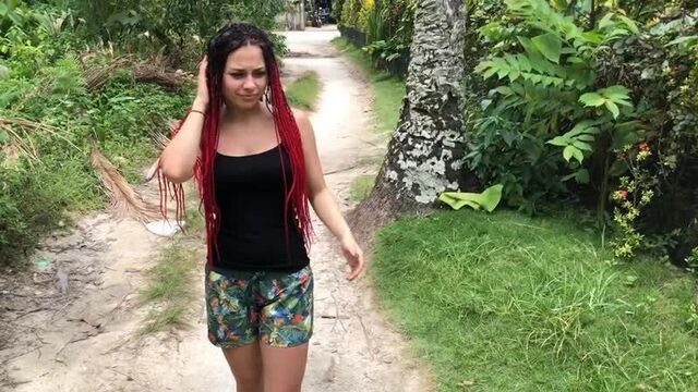 Lolly_lips - The guy couldn't fix the bike, but he did a good job with the pussy