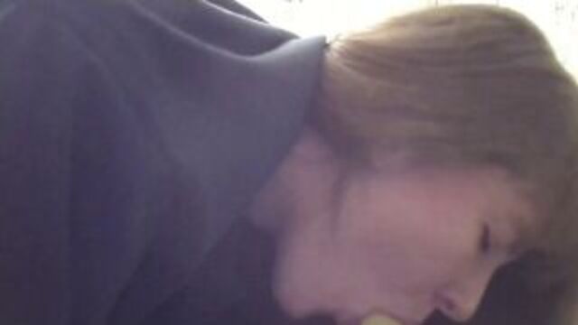 Learns to give a blowjob on a banana | Russian Asians | blowjob, banana, Kazakh, Uzbek, Kyrgyz, Tatar