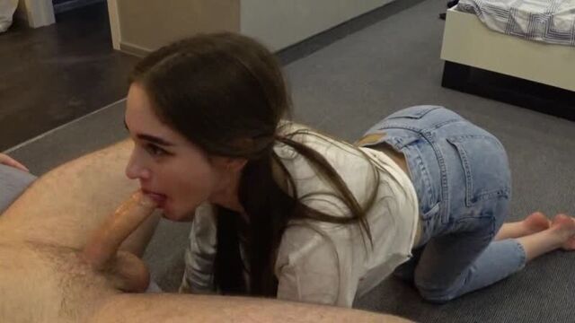 Beautiful slender girl and her deep throat - SladkiSlivki [PORN, SEX, ANAL, BLOWJOB, PORN, RUSSIAN, BLOWJOB, SEX, TEEN, ANAL]