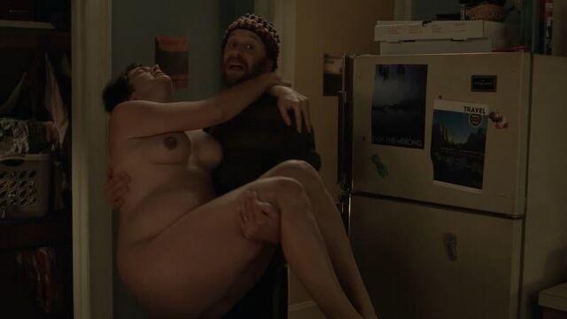 Gaby Hoffmann nude scenes in "Girls" s04e10 2015)