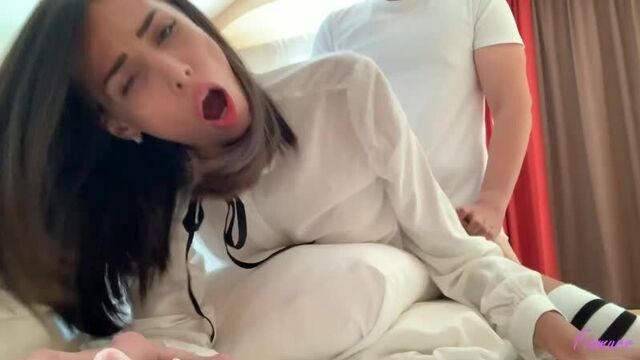 Porn Russian student did not complete her homework and was fucked [HD porn, student, Russian, brunettes, blowjobteen, russian]