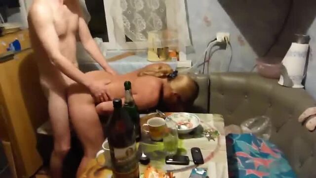Fucked a friend's wife while drinking in the kitchen