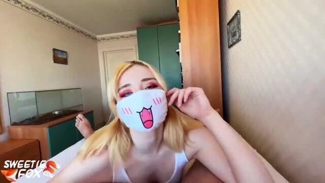 Stay Home - Step Sister Treats Me with Hot Sex Sweetie_Fox (Russian captions big tits, anal, voiceover translation in Russian)