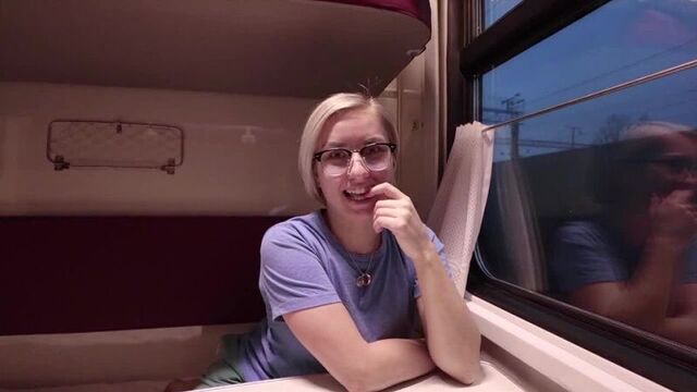 fucked a fellow passenger on the train