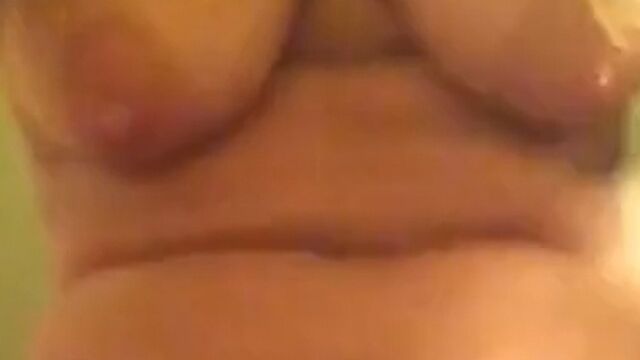Baba films pussy on a mobile phone