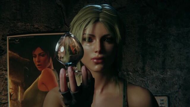 (Sound)Lara Croft in Trouble full version : solo masturbation [Tomb Raider;Porn;Horsecock Dildo;Blender;R34;Sex;porn;sex;solo]