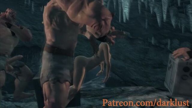 Lara Croft in a trap (sex) Porn cartoon 1 part