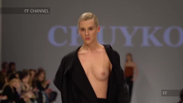 Chuyko ¦ Fall Winter Flashes on the catwalk top models naked striptease beauties sweetheart yankee chan breasts boobs lingerie stockings fashion ass