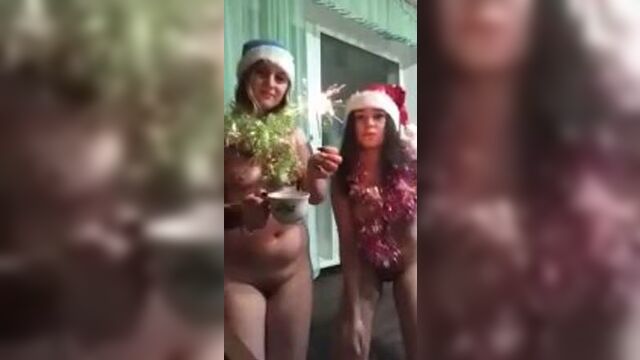 Sluts drink their urine and congratulate you on the New Year (BDSM Russian girls piss, humiliate a whore for money naked on a bottle in a glass)