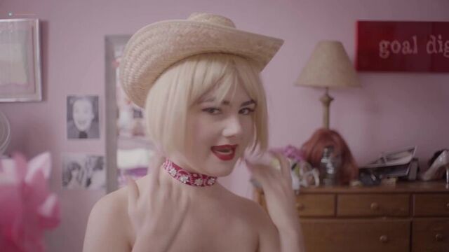 Katie Boland nude scenes in "Lolz-ita" 2017)