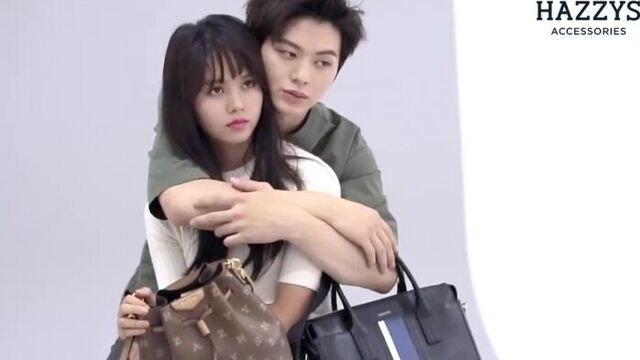 [BACKSTAGE] 10/05/2015: Sungjae and Kim Seohyun @ Hazzys Accessories