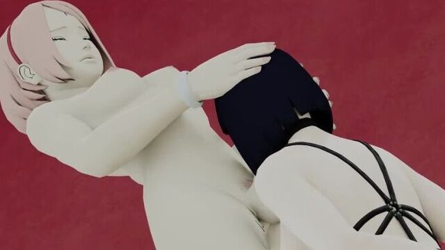 (No sound)Haruno Sakura&Hyuuga Hinata futanari on female [Naruto;Porn;Hentai;Orali;R34;Sex;porn;sex;hentai;futa;Naruto]