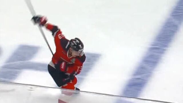 Three goals by Chudinov from his own half