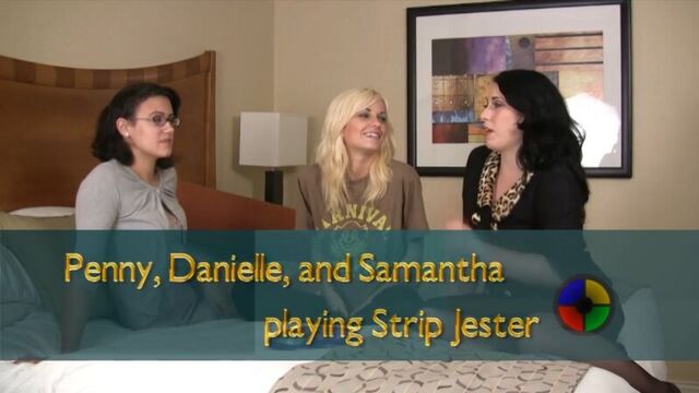 060. Penny, Danielle and Samantha play Jester strip (HD quality)